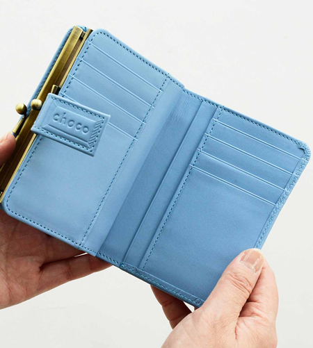 めずらしいお財布　ブルー